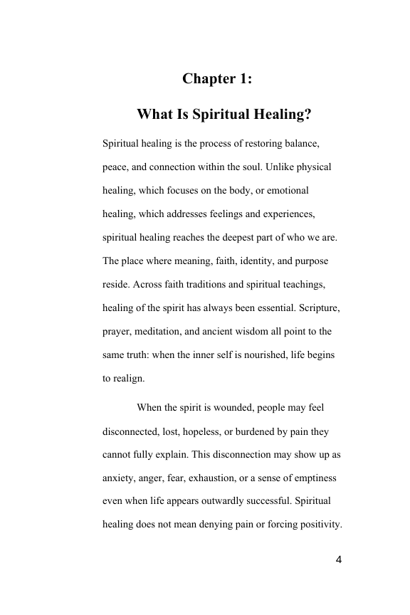 Spiritual Healing E-Book