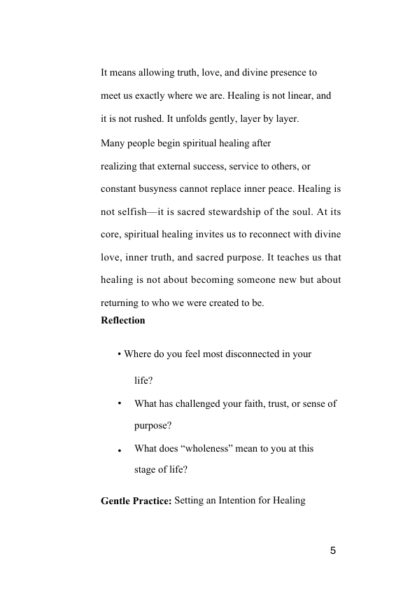 Spiritual Healing E-Book
